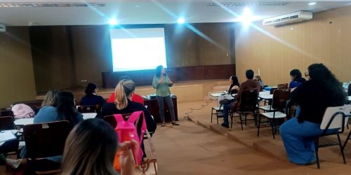 Educadores da Reme passam por atualização nesta segunda-feira, com formação continuada da Semed- Crédito: Assecom