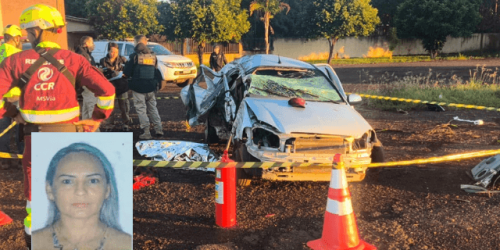 Vítima morreu no local do acidente; Foto: Sidnei Bronka/Ligado Na Notícia