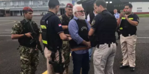 Eurico Mariano foi preso em 2019 durante ação da Interpol
Foto: Reprodução/PF