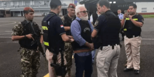 Eurico Mariano foi preso em 2019 durante ação da Interpol
Foto: Reprodução/PF