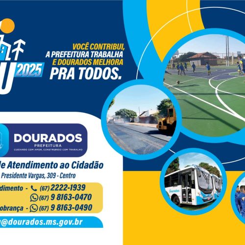 Carnês do IPTU começaram a ser encaminhados aos contribuintes moradores em Dourados