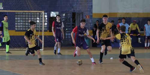 Final do Futsal masculino movimentou o Jorjão na manhã desta quinta-feira. Crédito: A. Frota