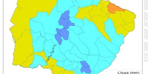 Com chuvas irregulares, dezembro teve metade do Estado abaixo e outra metade acima da média histórica