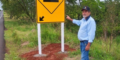 Fátima do Sul: MS-276 ganha nova sinalização e redutores de velocidade