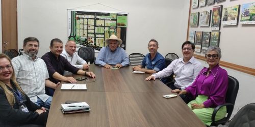 Antônio Freire participa de encontro no Sindicato Rural para definir palestra que vai abordar a Rota Bioceânica- Crédito: Divulgação/ Assecom