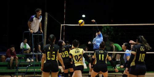 Semifinais dos JADs, masculino e feminino, foram disputadas na noite desta segunda-feira (6), nas quadras de esporte do complexo Jorjão. Foto – A. Frota