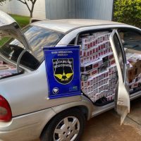 Motorista é flagrado com R$ 70 mil em cigarros paraguaios